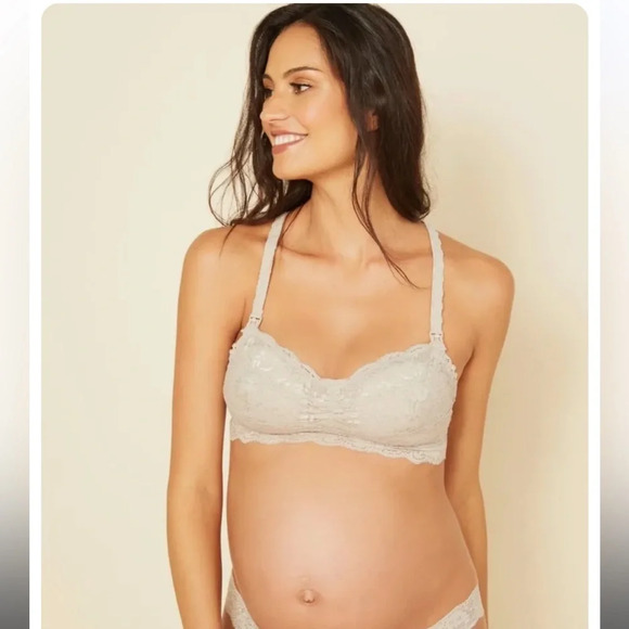 NWT Cosabella Never Say Never Mommie Racie Nursing Bra in Shadow - Picture 1 of 6